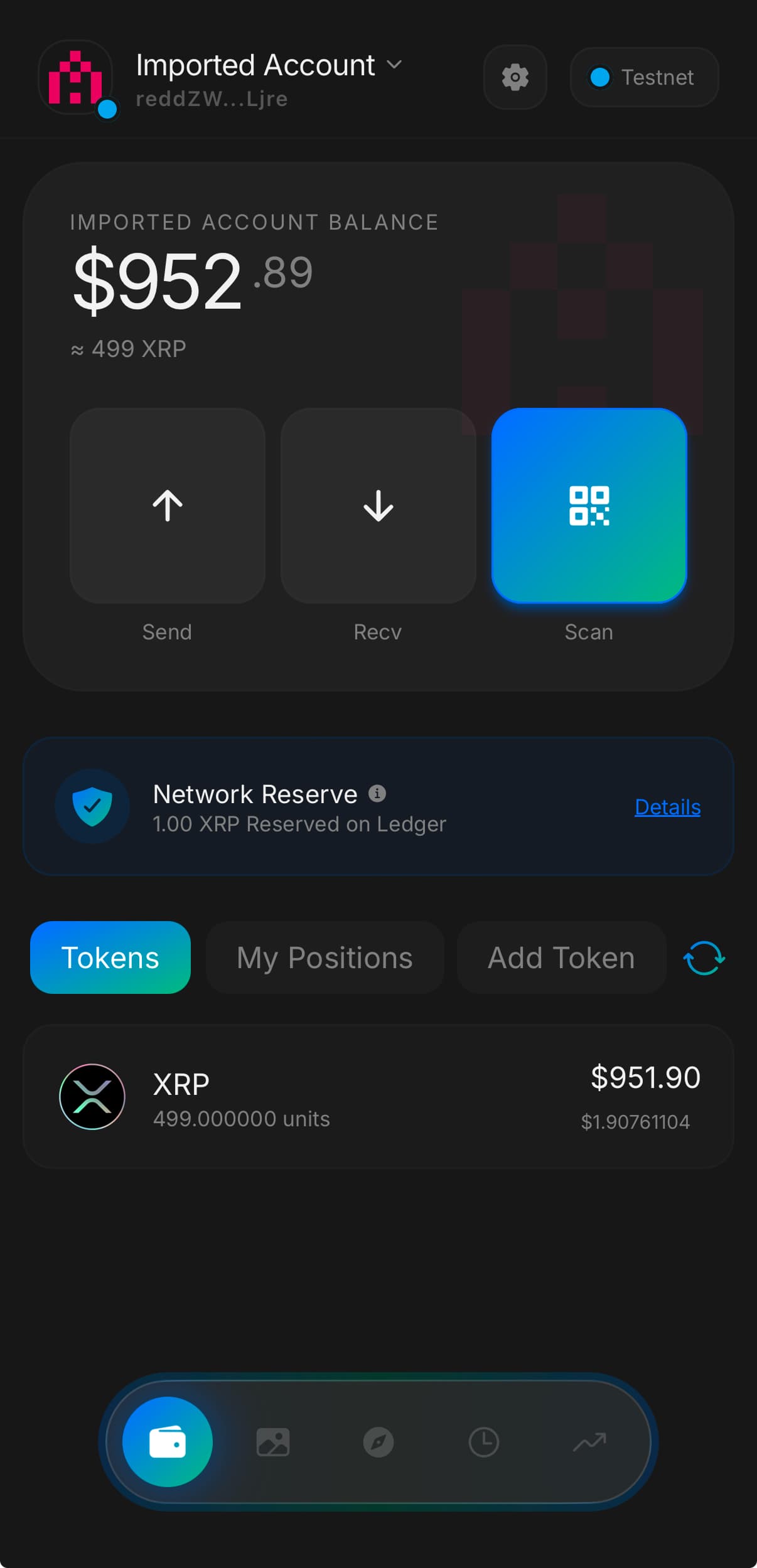 DropFi mobile wallet
