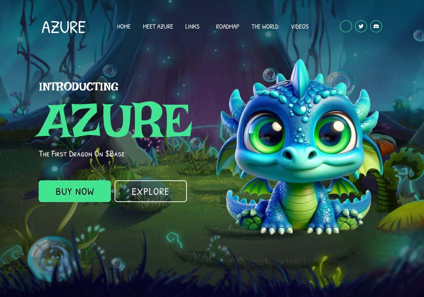 Azure website design