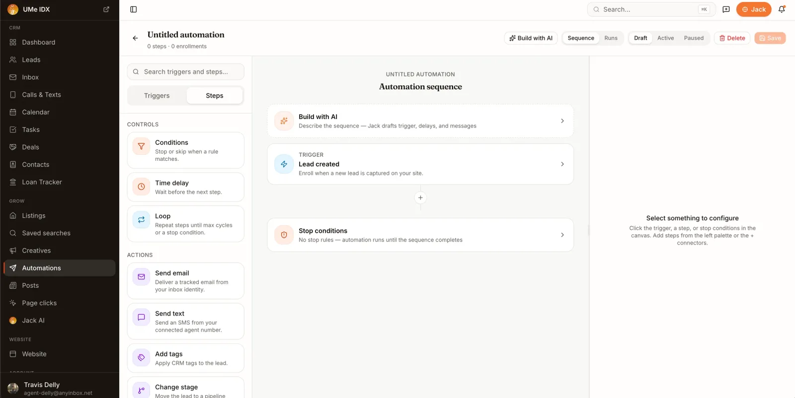 UME IDX product interface