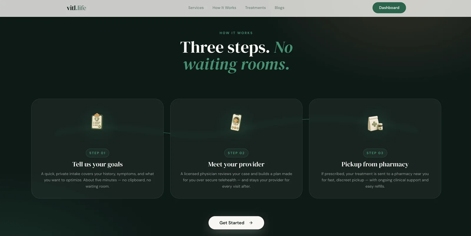 Vitl.Life product interface