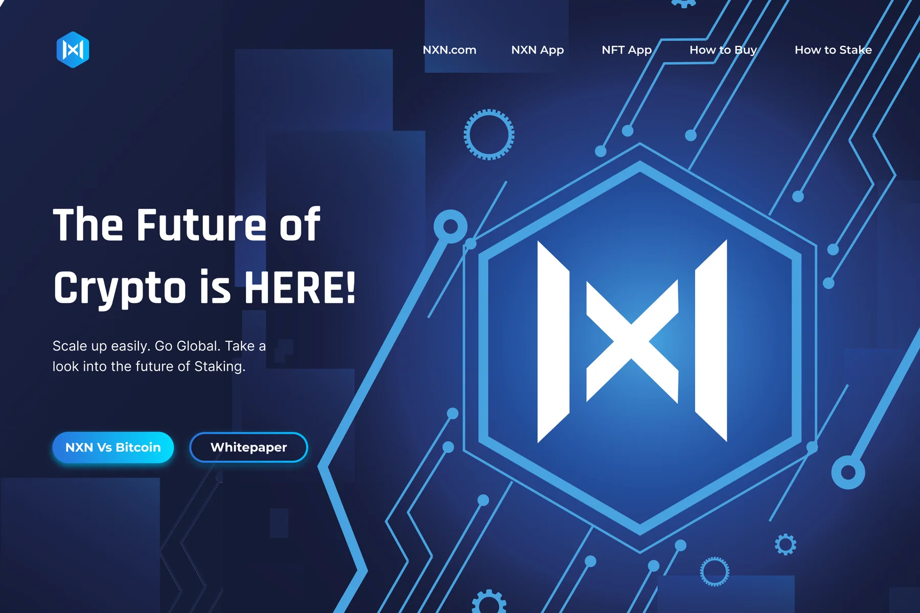 NXN website design