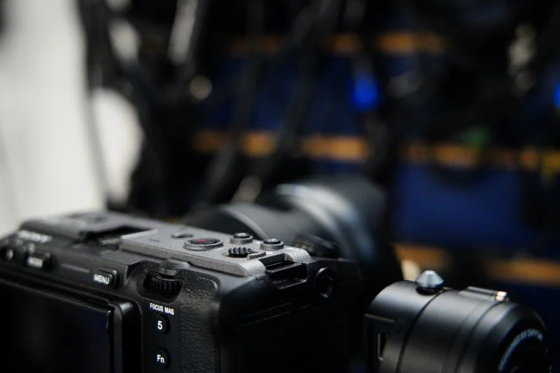 Camera equipment on a SmashersON Media production