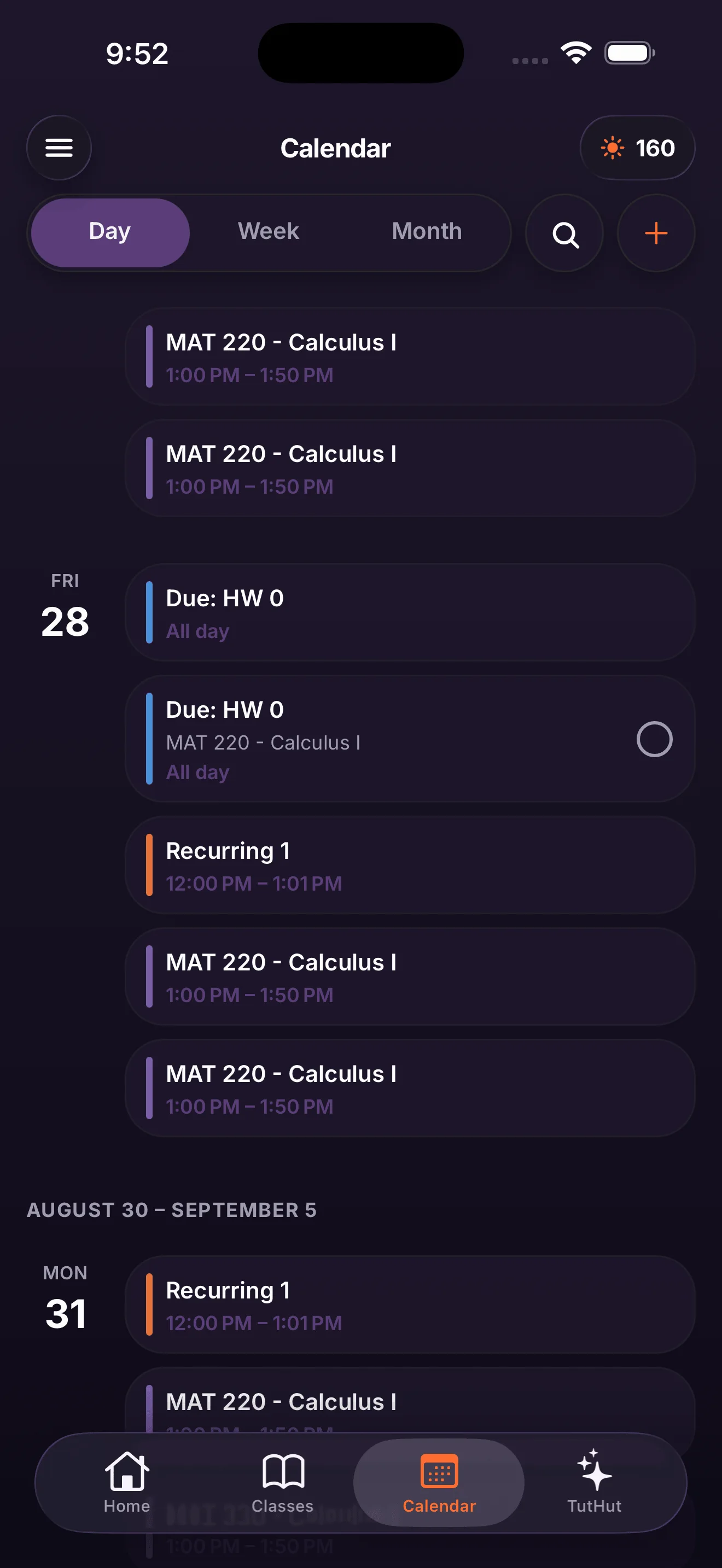 TutHut product interface